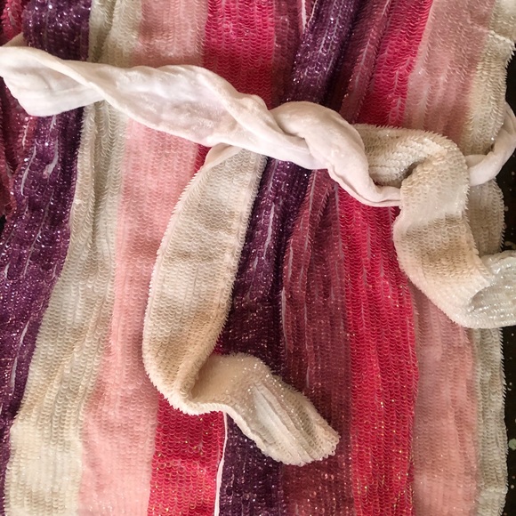 retrofete Gabrielle Dress Multi Pink Stripe Mini - Picture 10 of 11